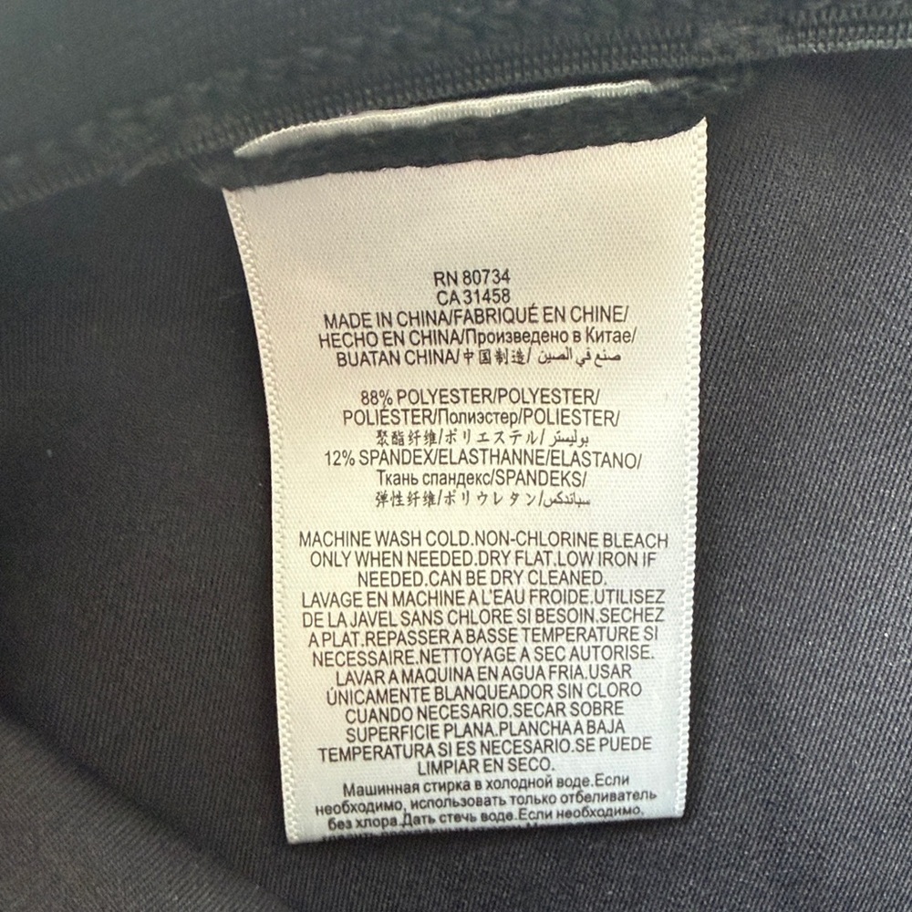 BCBG Black High-Waisted suede like Leggings - Picture 5 of 6